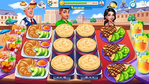 Cooking Travel MOD with unlimited diamonds