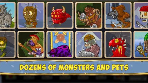 Defeat monsters in Let's Journey