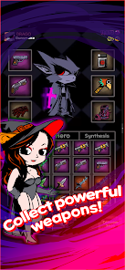 Screenshots of MMS Idle: Monster Market Story interface