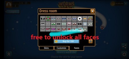 Tải Worms Zone io bản hack vô hạn tiền