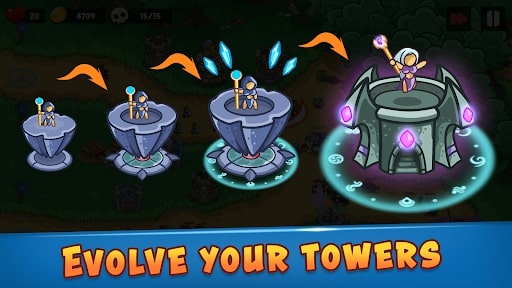 Epic Empire: Tower Defense MOD Menu – Customize your strategy as you wish.