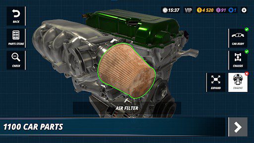 Car racing game