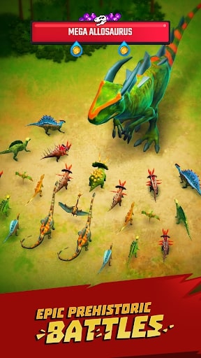 Jurassic Warfare: Dino Battle MOD Unlimited Money