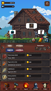 Videojuego Hack & Craft Shop: Idle RPG