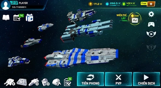 Sci-fi space warfare game