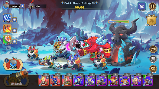 Castle War Defense game screenshots