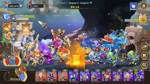 Castle War Defense game screenshots