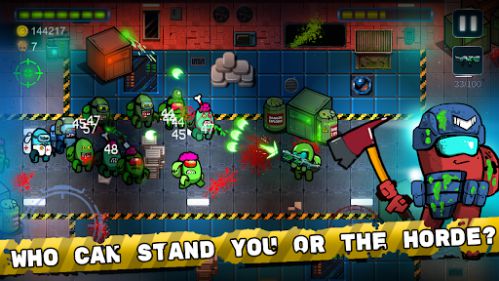 Zombie Among Space zombie rampage