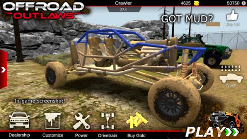 Offroad Outlaws mod uang tak terbatas