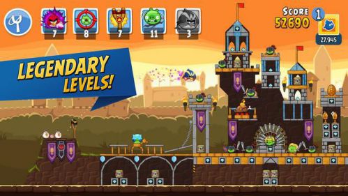 Angry Birds Friends with many tournaments