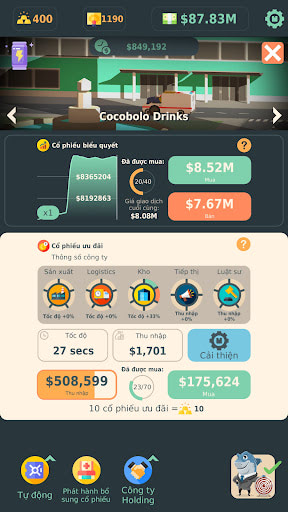 MOD Version of Stakeholder Idle Game