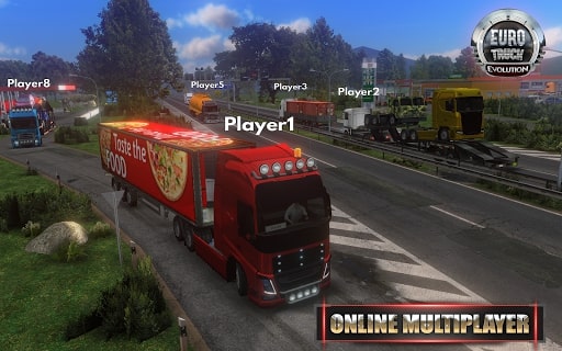 Truck driving simulation game