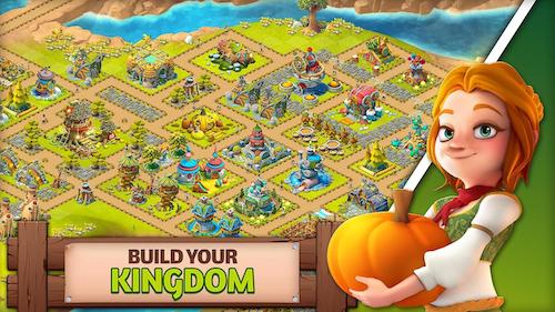 Island building simulation game
