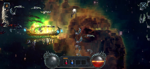 Ferryman from Hades Roguelike combat moment
