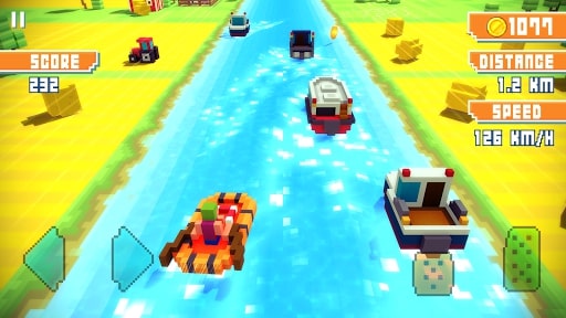 Blocky Highway: Traffic Racing MOD Fully Unlocked
