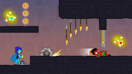 Stickman Red And Blue puzzle game