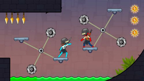 Stickman Red And Blue fire and water elements