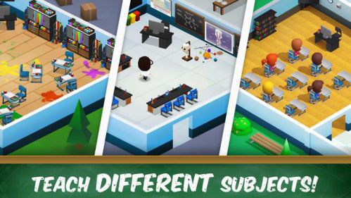 Idle High School Tycoon school management game