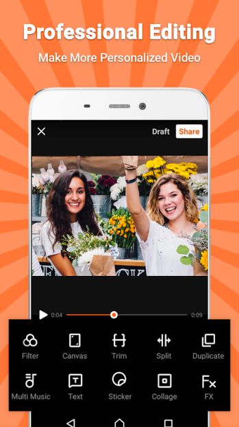 Video editing application
