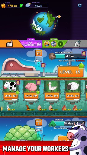 Download Endless Colonies: Idle Space Explorer MOD Unlimited Gems