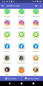 Capture d'écran de l'interface