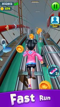 Subway Princess Runner побег от преследования полиции