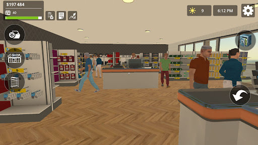 Auto parts store simulation game