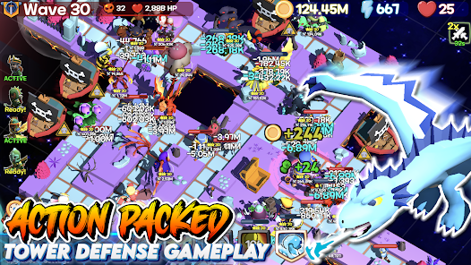 Screenshots of Monster Tiles TD: Tower Wars