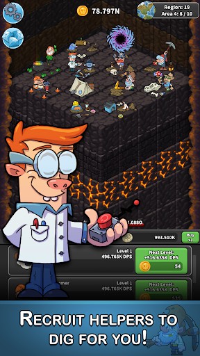 Tap Tap Dig MOD Unlimited Skills