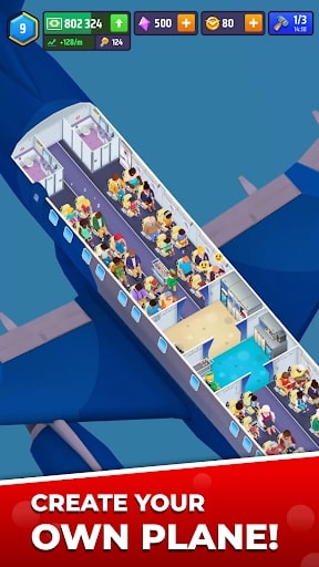 Idle Airplane Inc Tycoon Money MOD