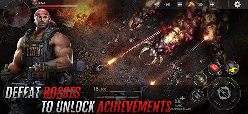 Zombie shooter game MOD God Mode