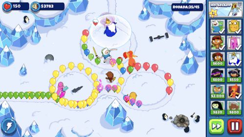 Bloons Adventure Time TD - Famous Cartoon Map