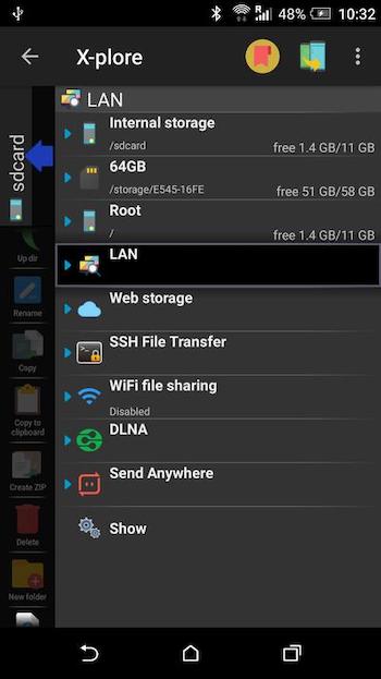 X-plore File Manager mod unlocked