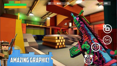 Block Gun first-person perspective