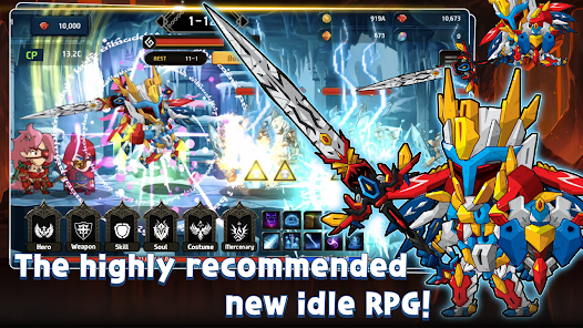 Mega Knight: Idle RPG gameplay image
