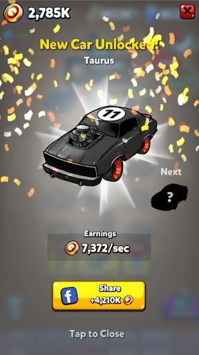 Merge Muscle Car America MOD unlimited money
