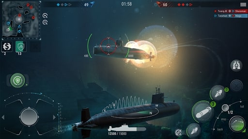 Submarine game