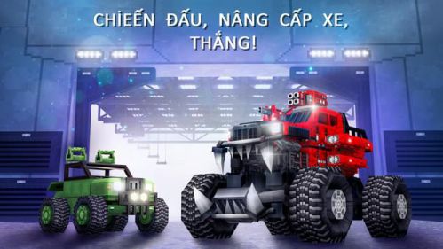 Blocky Cars driving