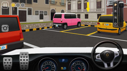 Parking skill simulation game