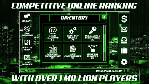 Experience professional hacking gameplay.