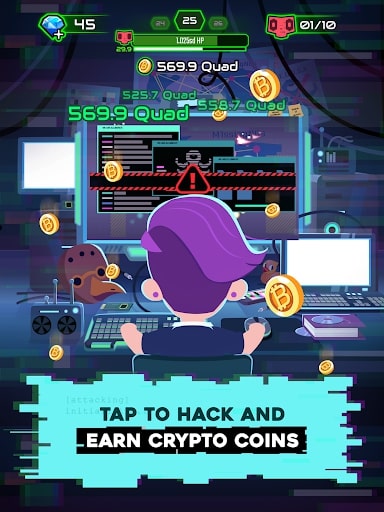 Hacking Hero: Hacker Clicker MOD APK Diamonds