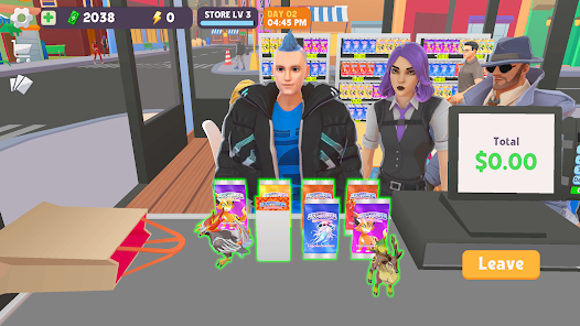 Trading Card Store Simulator interface screenshot