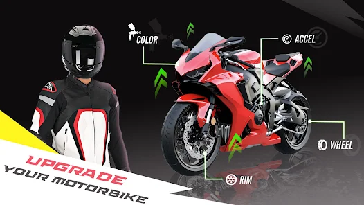 Traffic Bike Rush Driving City Screenshot