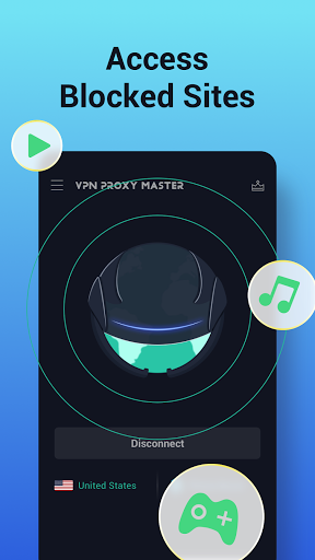 Download the New VPN Proxy Master MOD VIP for unlimited usage.