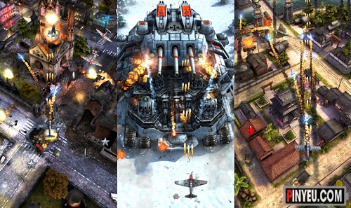 Experience the airplane shooting game AirAttack 2