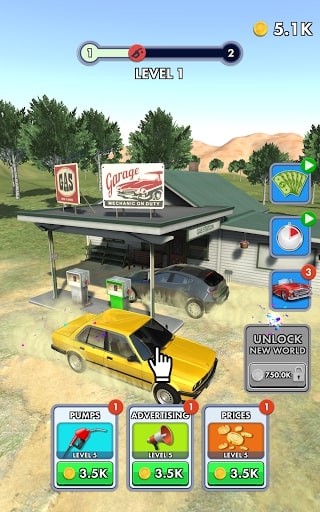 gas station management game