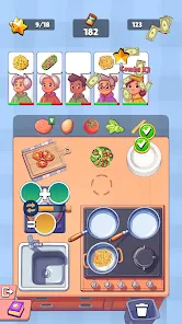 Screenshots of Mini Kitchen Chef: Cooking Sim