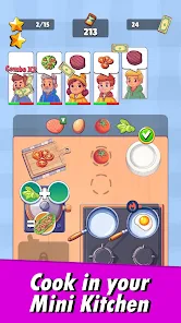 Screenshots of Mini Kitchen Chef: Cooking Sim