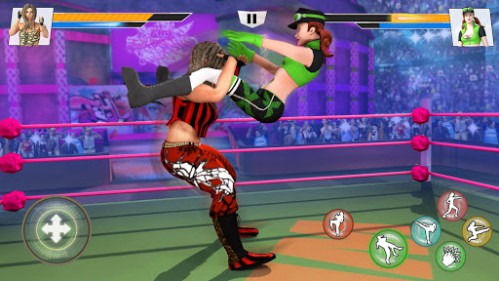 Women's wrestling game