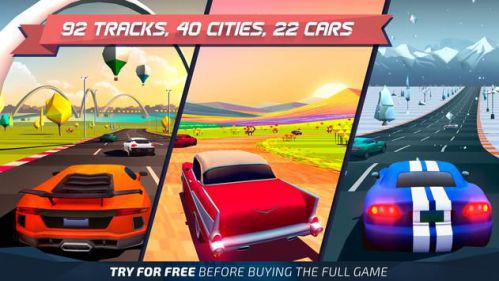 Horizon Chase offers many vehicles